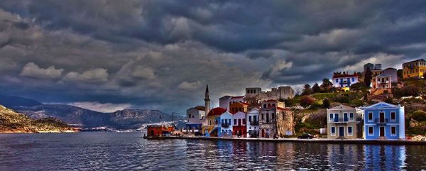 Island of Kastelorizo in Greece